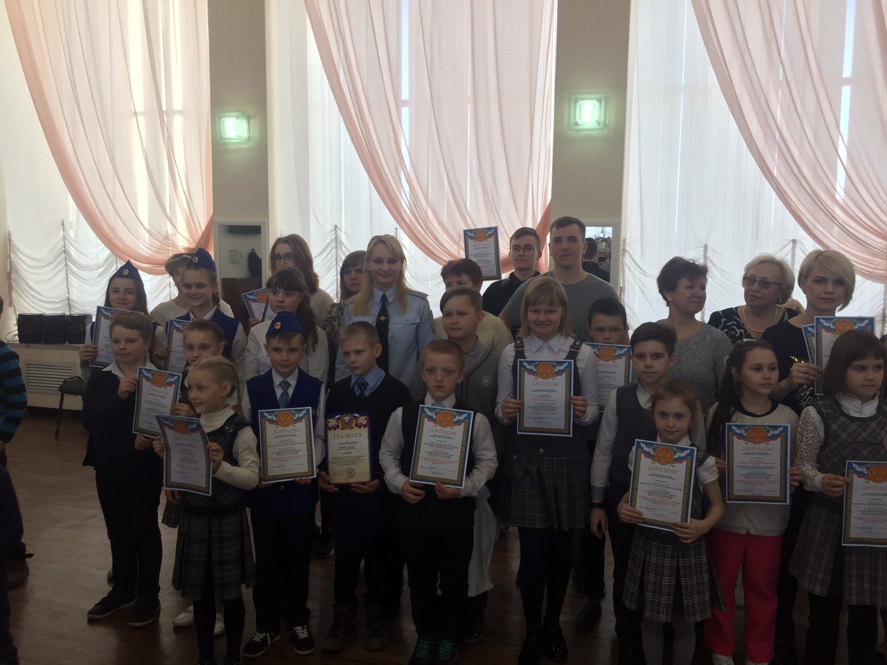 Церемония награждения победителей городского конкурса "Дорога глазами детей" (19 апреля 2019 года)